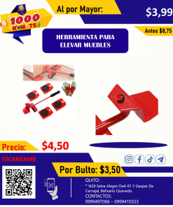ELEVADOR PARA MOCILIZAR MUEBLES
