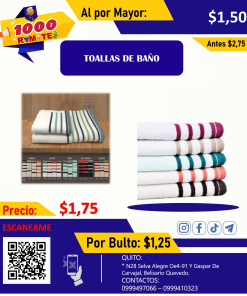 TOALLAS DE BAÑO