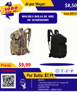 MOCHILA BOLSA DE AIRE DE SENDERISMO