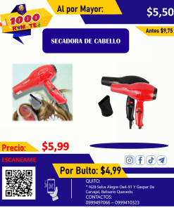 SECADORA NOVA 6000W