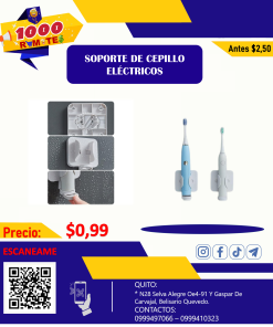 ORGANIZADOR DE PARED PARA CEPILLOS