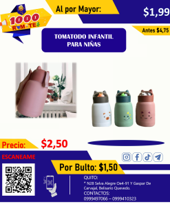 TOMATODO INFANTIL PARA NIÑAS