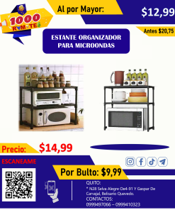 ESTANTE ORGANIZADOR PARA MICROONDAS