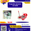 Trapeador giratorio con balde