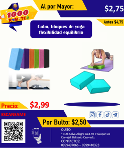 Cubo bloque de yoga