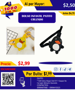 BOLSO INFANTIL PATITO CRUZADO