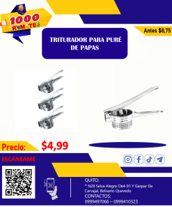 TRITURADOR PARA PURÉ DE PAPAS