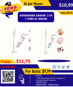 ASPIRADORA PARA PISO CARRO Y MUEBLES