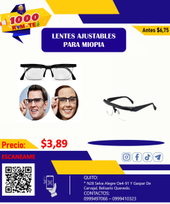 LENTES AJUSTABLES PARA MIOPIA