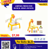 LAMPARA PROYECTOR MUSICAL JIRAFA INFANTIL