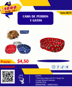 CAMA DE PERROS Y GATOS
