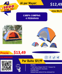 CARPA PARA 4 PERSONAS