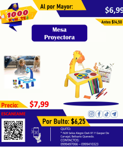 JUEGO DE MESA DE PINTURA CON PROYECTOR