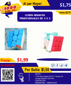 CUBOS MÁGICOS PROFESIONALES DE 3 X 3