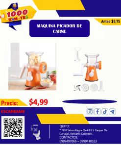 PICADOR MOLEDOR DE CARNE MANUAL