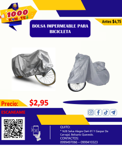 BOLSA IMPERMEABLE PARA BICICLETA