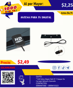 ANTENA PARA TV DIGITAL