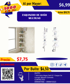 ESQUINERO DE BAÑO MULTIUSO