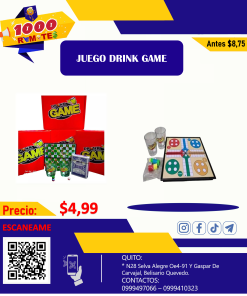 JUEGO DE MESA DRINK, PARA REUNIONES
