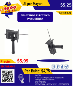 ADAPTADOR ELECTRICO PARA SIERRA