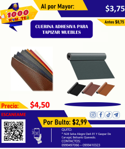 CUERINA ADHESIVA PARA TAPIZAR