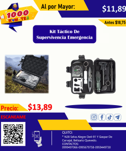 Kit táctico de supervivencia Emergencia