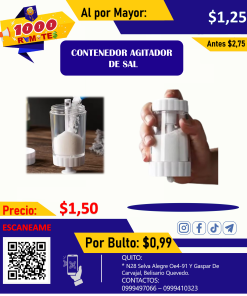 SALERO CON BOCA DE BOTELLA