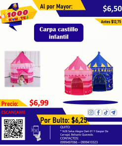 TIENDA CASTILLO TIPO CARPA