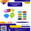 VASOS DE SILICONA PEGABLES