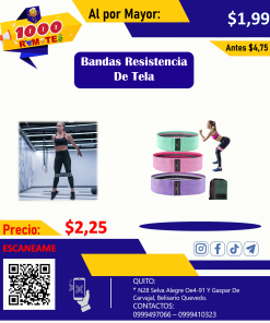 Bandas resistencia de tela