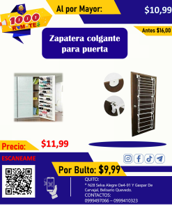 ZAPATERA PLEGABLE DE PUERTA ANTI POLVO