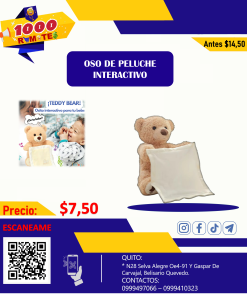 OSO DE PELUCHE JUGUETON