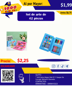HERRAMIENTAS ARTISTICAS 42 PIEZAS