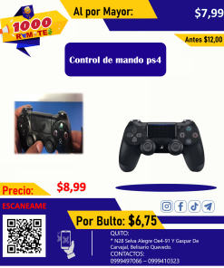 Mando Inalámbrico Para PS4