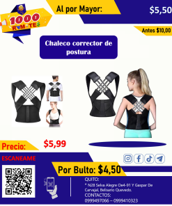 Chaleco corrector de postura
