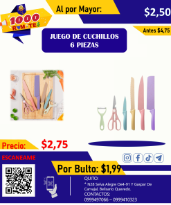 SET DE CUCHILLOS PASTEL