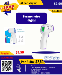 TERMOMETRO DIGITAL PARA LA FRENTE