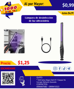 Lampara de desinfección de luz ultravioleta