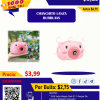 LANZADOR DE BURBUJAS CERDITO