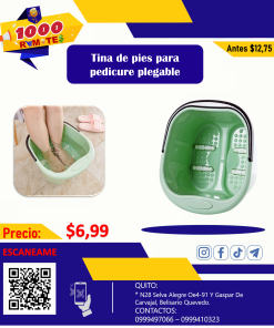Tina Plegable Masajeador De Pies
