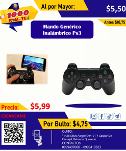 Mando Inalámbrico Ps3