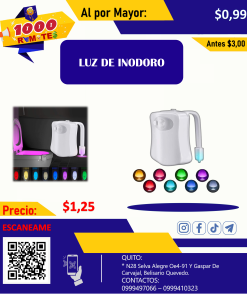 LUZ LED PARA INODORO CON SENSOR