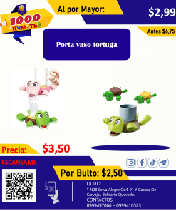 Porta vaso tortuga