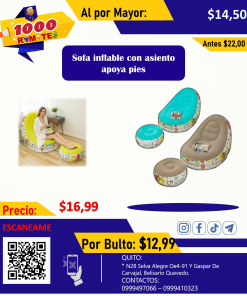 SOFA INFLABLE PORTATIL