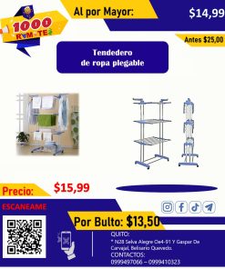 Tendedero plegable