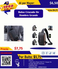 BOLSO CRUZADO ANTIRROBO