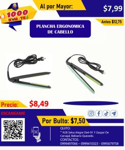 PLANCHA ALIZADORA PARA CABELLO