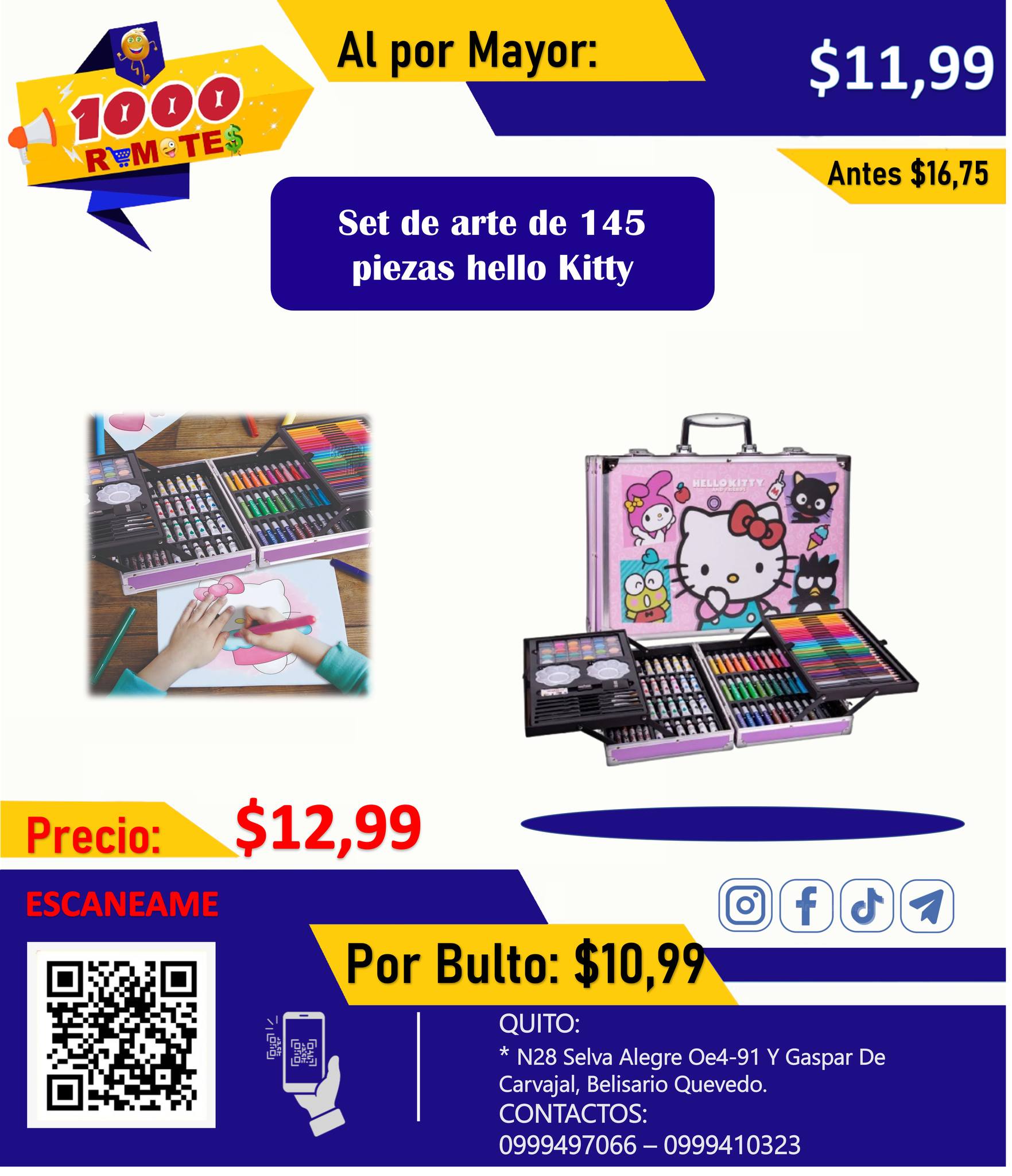 SET DE ARTE PELGABLE MODELO MIKEY MOUSE