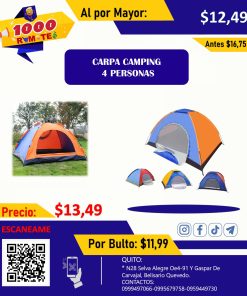 CARPA PARA 4 PERSONAS