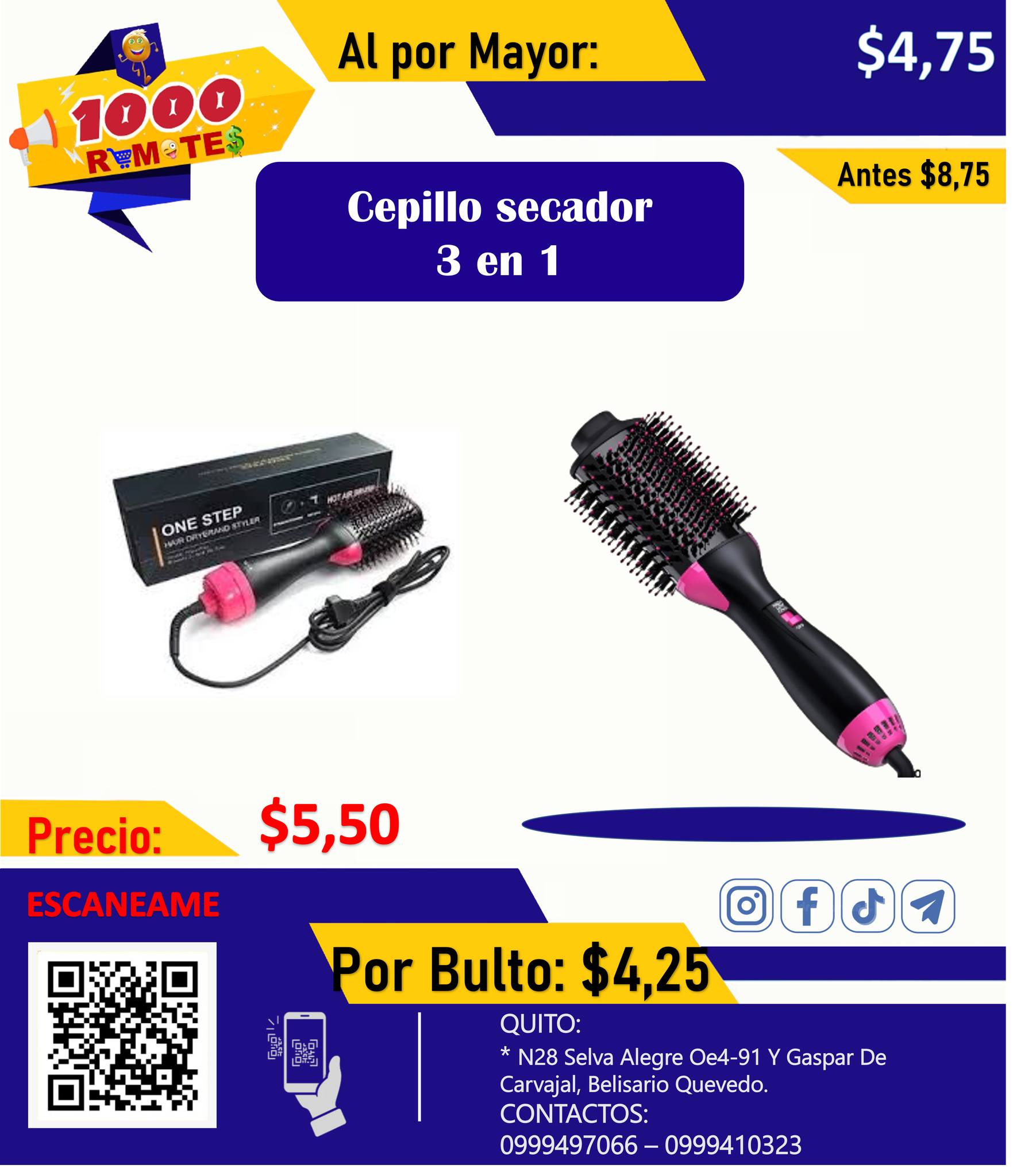 Cepillo Secador